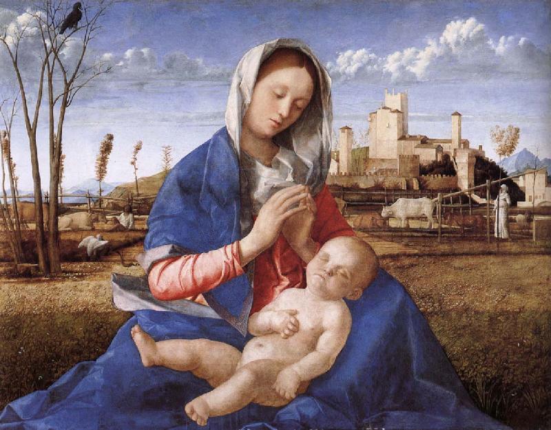 Giovanni Bellini Madonna pa indicated China oil painting art